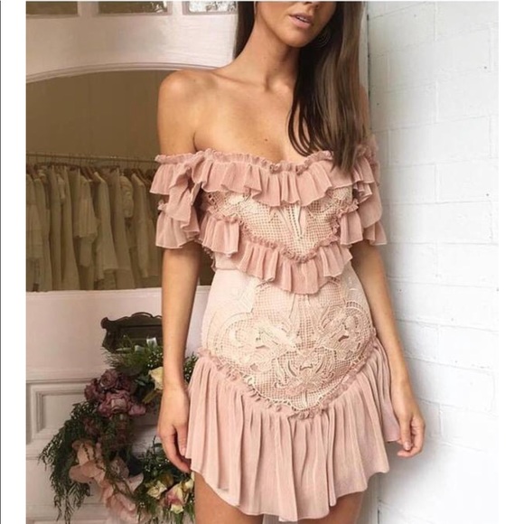 Alice McCall Dresses & Skirts - Alice McCall  Lovebirds dress in Shell